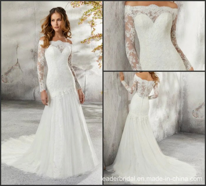 Petite long sleeve wedding dresses