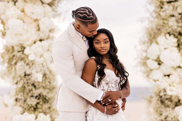 Simone biles wedding dress photos