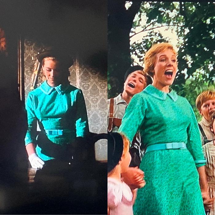 Sound music julie andrews maria dresses iconic 1965 dress von nun top afi fashion trapp movie family 50th anniversary